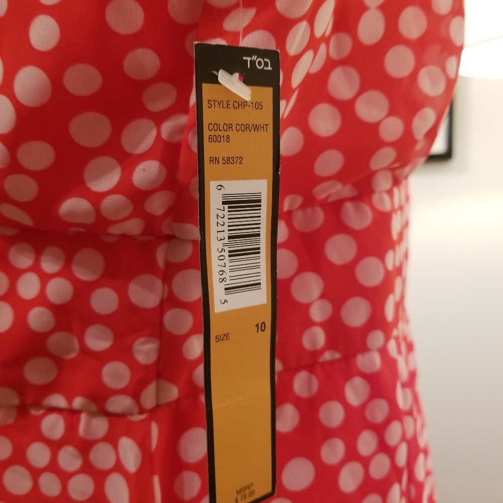 I LE Red polkadot dress - Picture 5 of 8